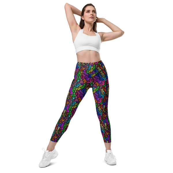 "Squiggle" Leggings with pockets
