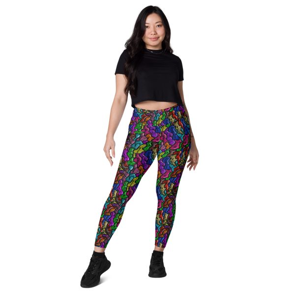 "Squiggle" Leggings with pockets