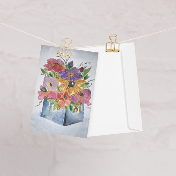 "Gilded Garden" - Card (Blank Inside)
