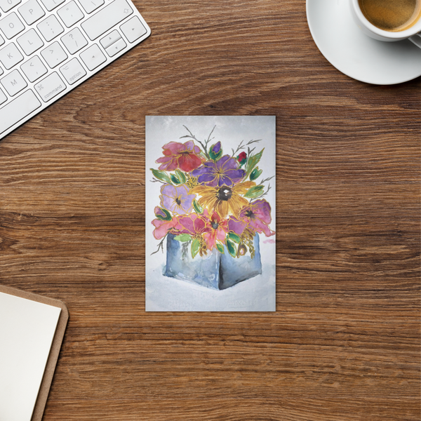 "Gilded Garden" - Card (Blank Inside)