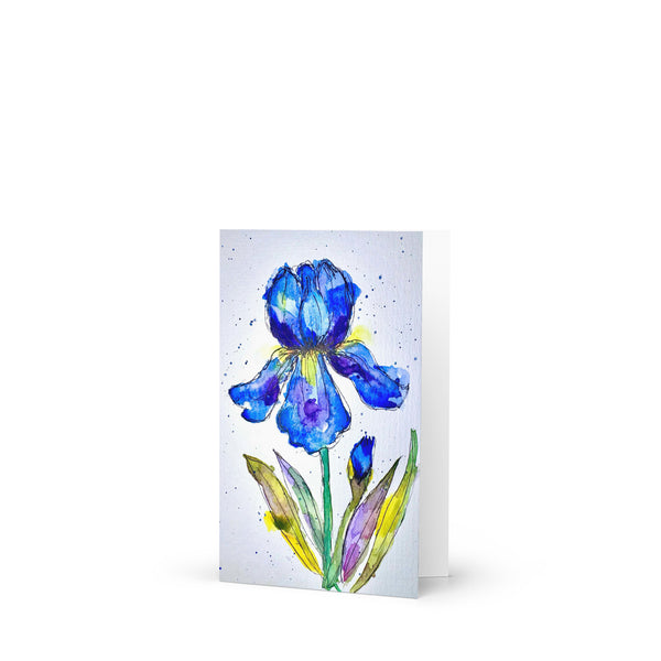 "Indigo Iris II" - Congratulations Card