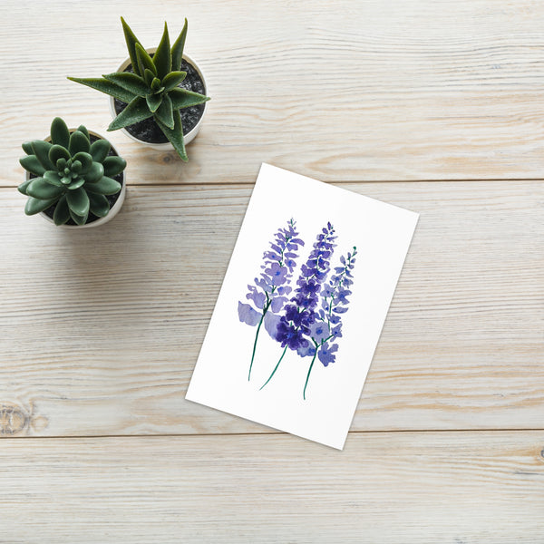 "Lavender Fields" - Happy Birthday Card