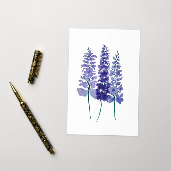 "Lavender Fields" - Happy Birthday Card