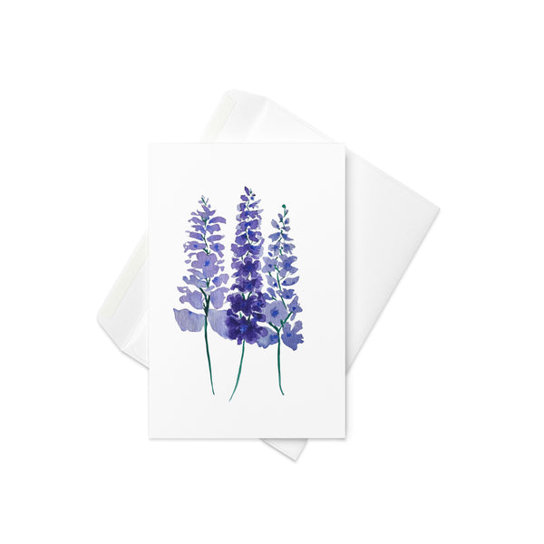 "Lavender Fields" - Happy Birthday Card