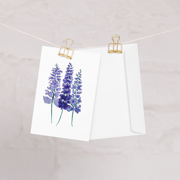 "Lavender Fields" - Happy Birthday Card