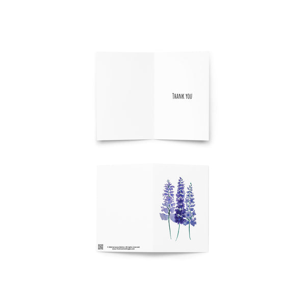 "Lavender Fields" - Thank You Card