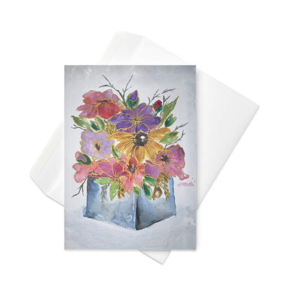 "Gilded Garden" - Happy Birthday Card