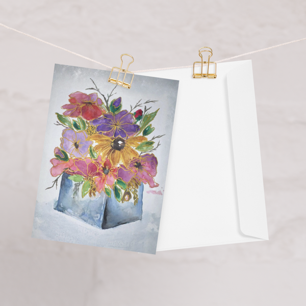 "Gilded Garden" - Happy Birthday Card