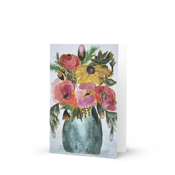 "Gilded Garden II" - Card (Blank Inside)