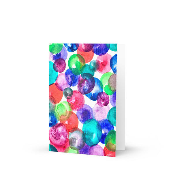 "Bubble Mosaic" - Card (Blank Inside)