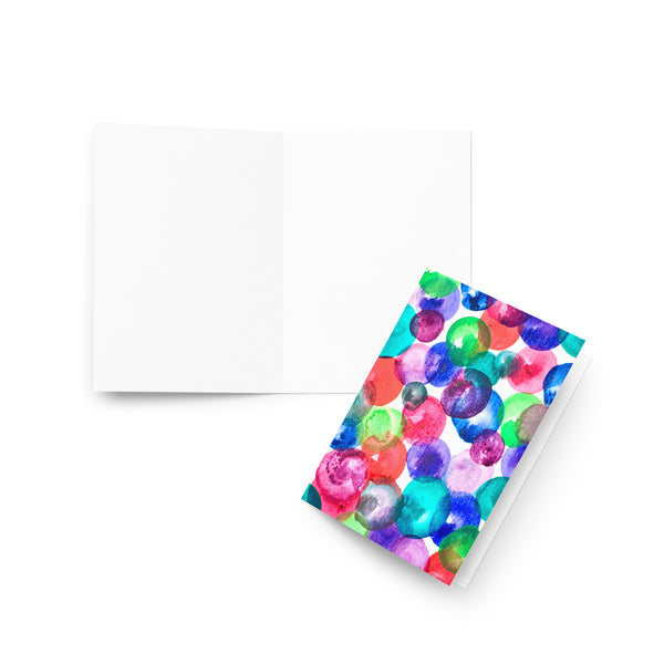 "Bubble Mosaic" - Card (Blank Inside)