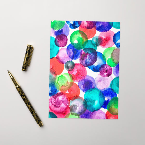 "Bubble Mosaic" - Card (Blank Inside)