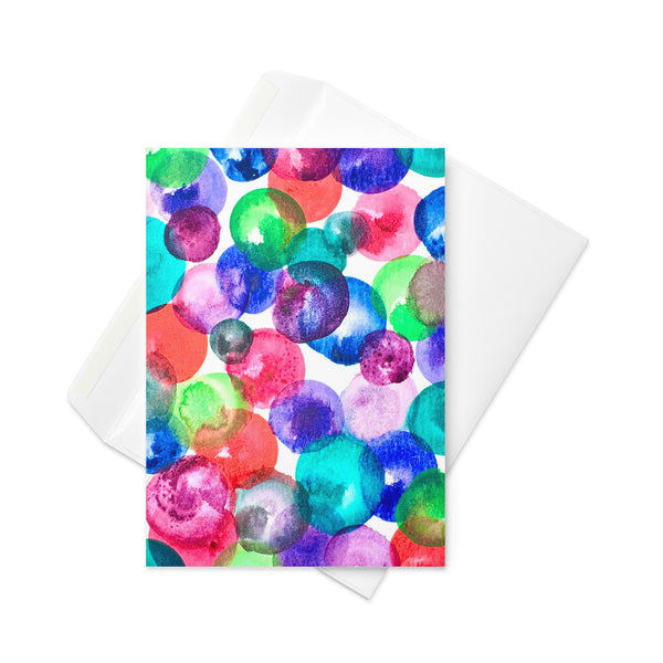 "Bubble Mosaic" - Card (Blank Inside)