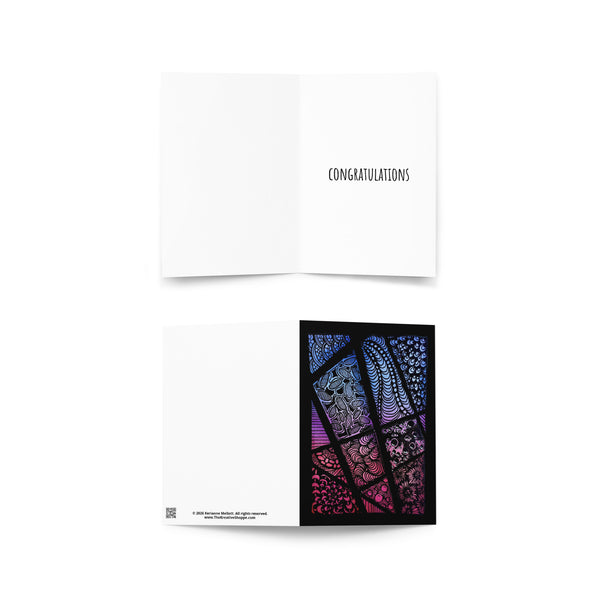 "After Dark" - Congratulations Card