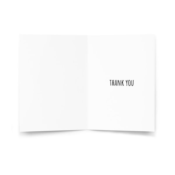 "Indigo Iris III" - Thank You Card