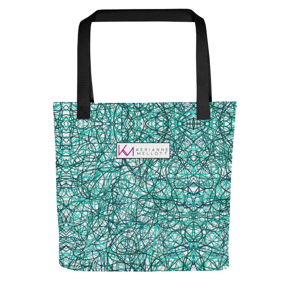 Turquoise Tote Bag