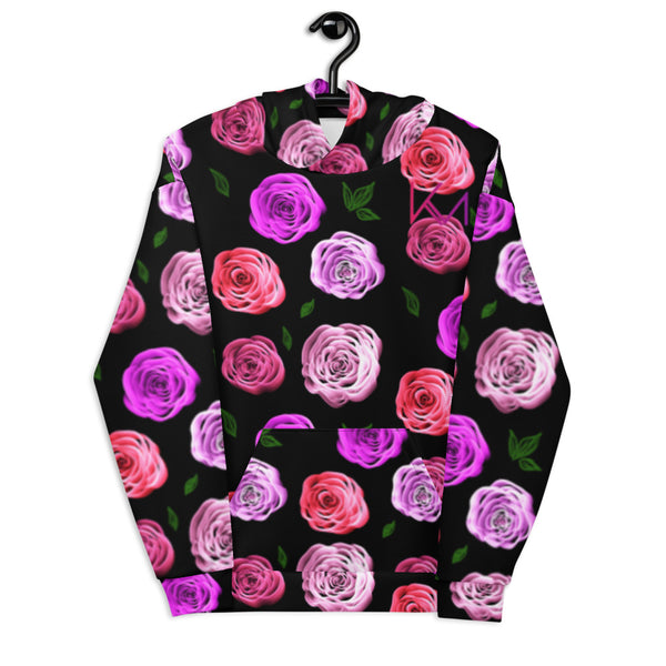 Pink Rose Garden Hoodie