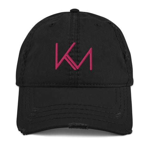KM (Embroidered Logo) Distressed Hat