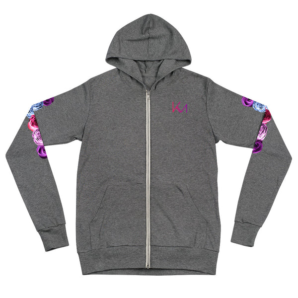 "Bouquet" Zip-Up Hoodie